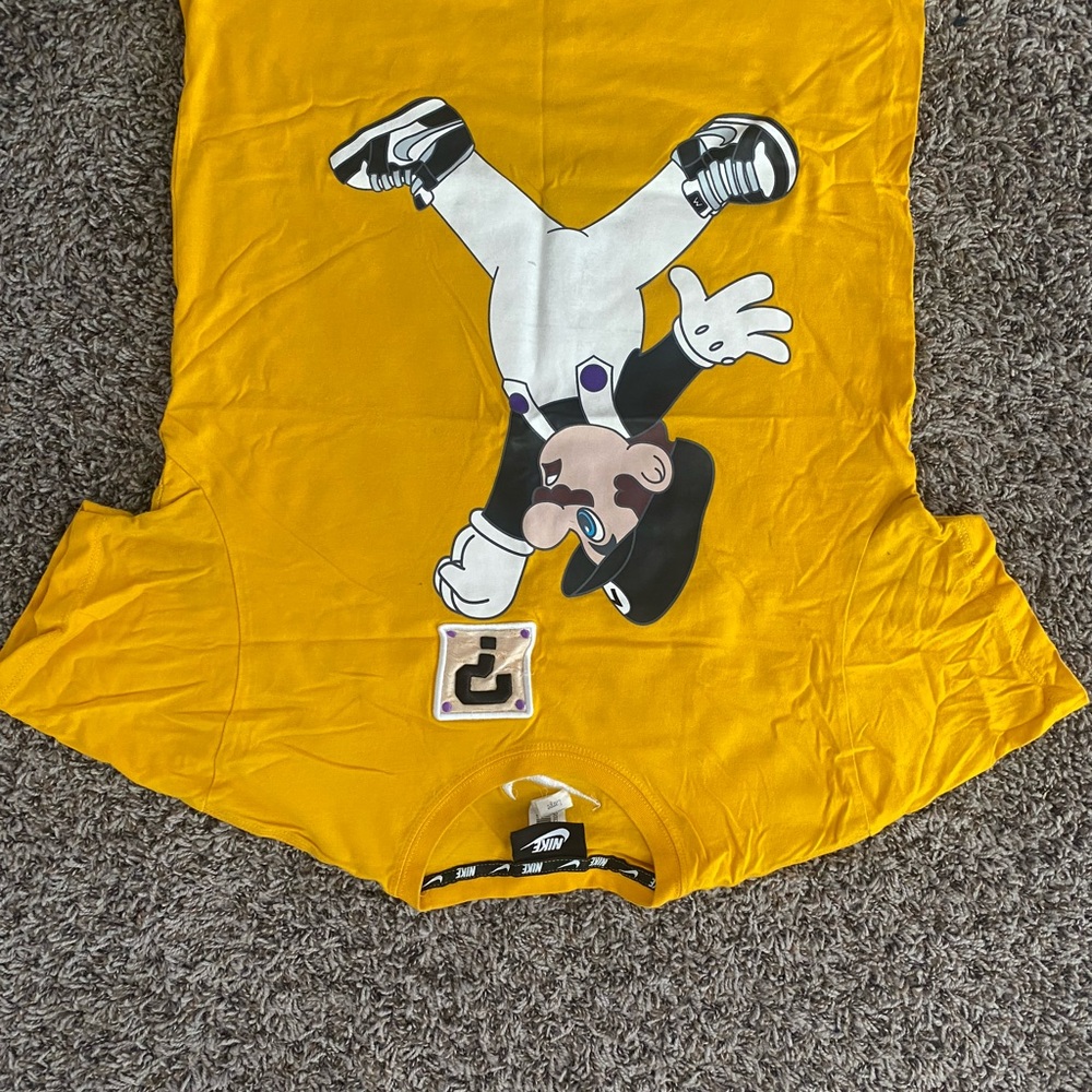 Nike Yellow T-Shirt with Black Accents